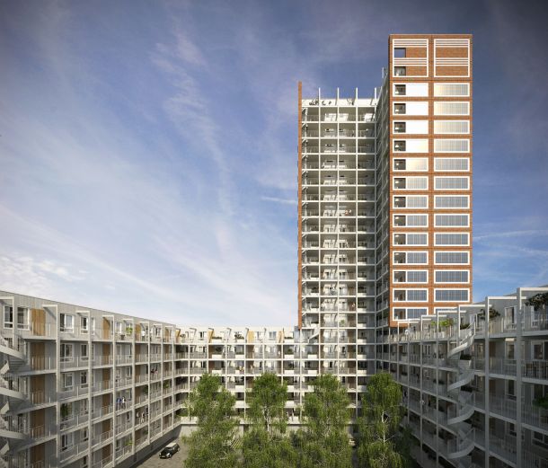 162 appartementen Hofbadtoren Ypenburg (2020-2021)